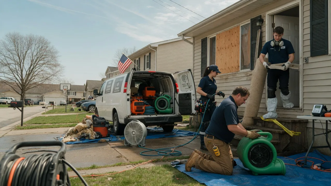 Water Damage Restoration in New Holland, OH near me